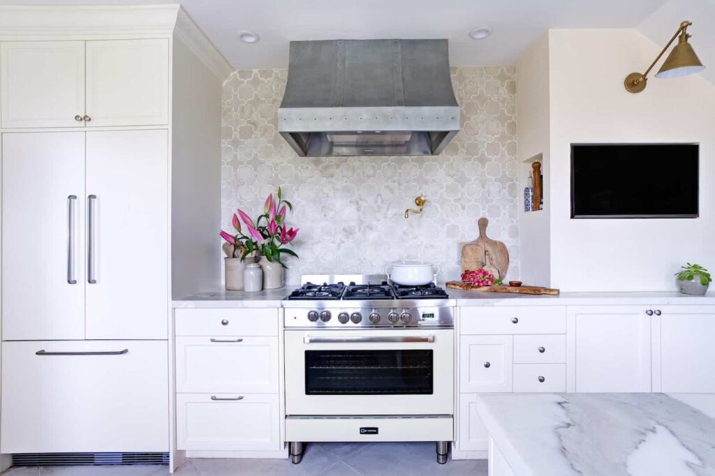 Earl Grey Limestone kitchen