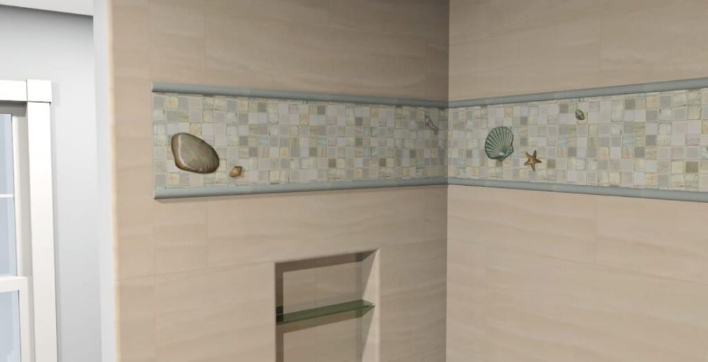 Seaside Tile Shower
