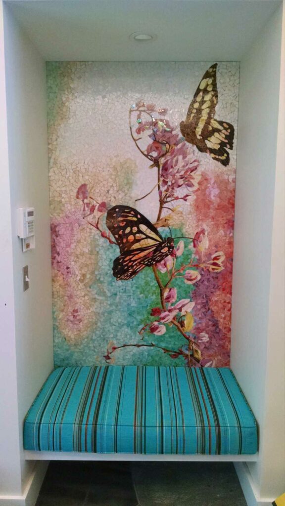butterfly mosaic